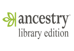 green leaf next to ancestry library edition
