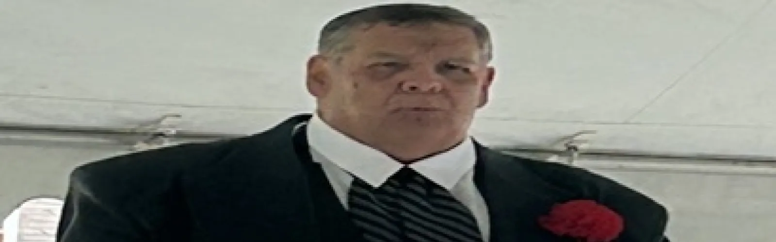 Mike Wilson portraying President William McKinley