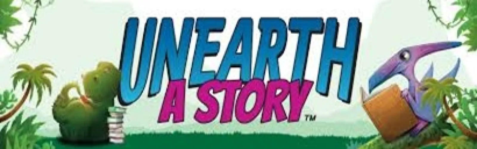 cartoon dinosaurs reading books